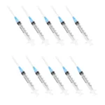 SYRINGES 3ML 1.5IN 10 PIECE Crowx Labs USA